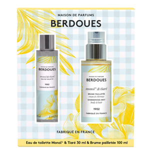Monoï & Tiaré - Coffret Eau de Toilette 30 ml + Brume pailletée 100 ml