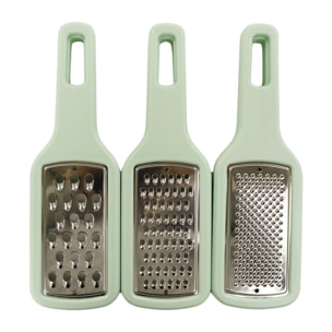 Lot de 3 râpes à légume manuel Fackelmann OCEAN