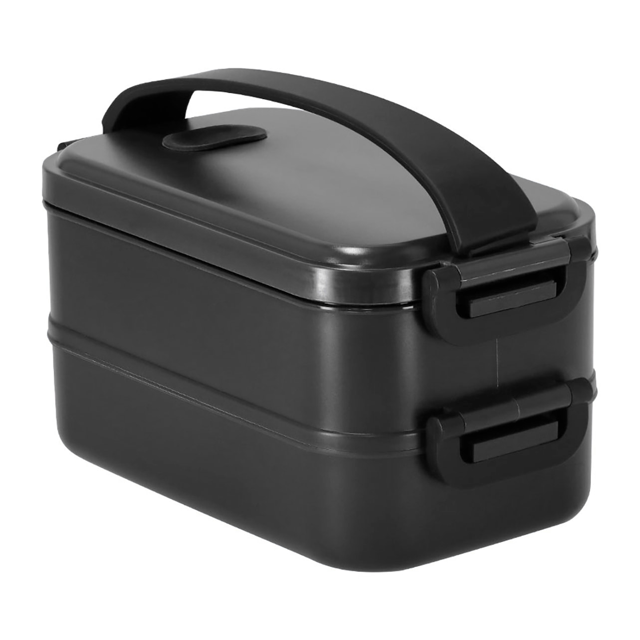 Fiambrera de 1,6L de capacidad. Fabricada en PP reciclado. Incluye 2 compartimentos independientes con bandejas de cierre hermético, de 800 ml cada una.