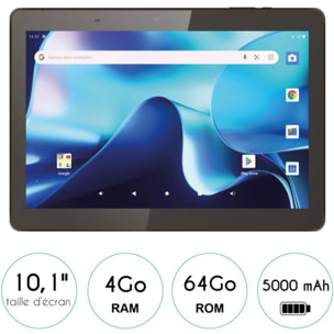 Tablette Android LOGICOM Tab 134 Noir 64Go