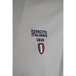 T-shirt Esercito verde in cotone uomo