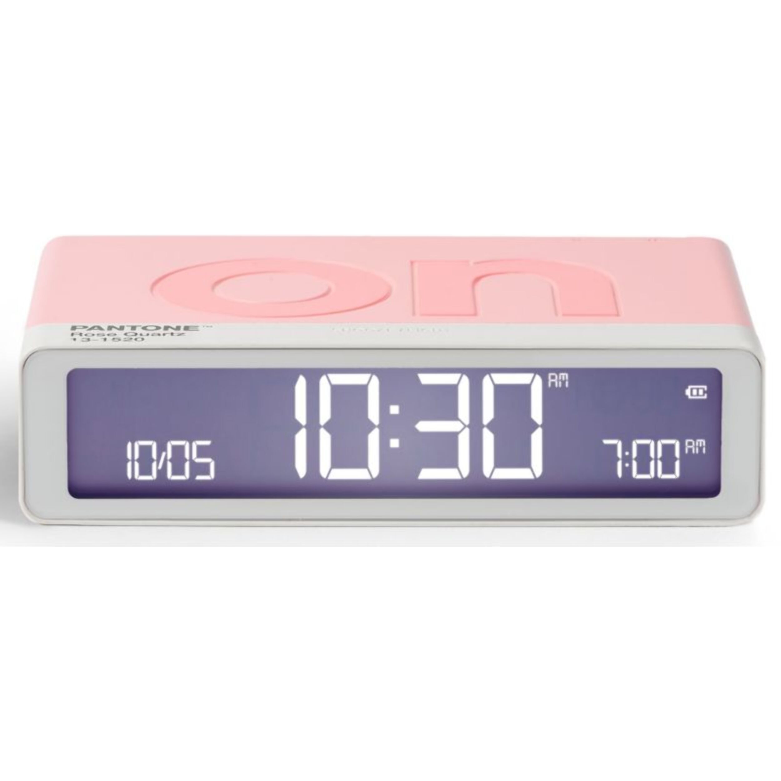 Réveil LEXON x Pantone Flip Classic Rose Quartz