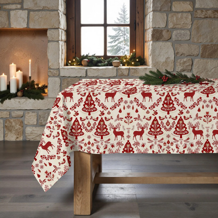 Nappe en résine Anti-tâches Merry Christmas 42