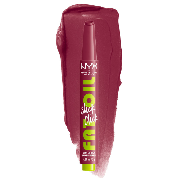 NYX Professional Makeup FAT OIL SLICK CLICK Baume à lèvres IN THE DRAFTS