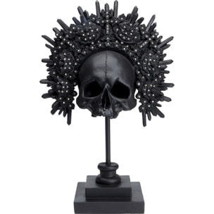 Déco crâne couronne noir Kare Design