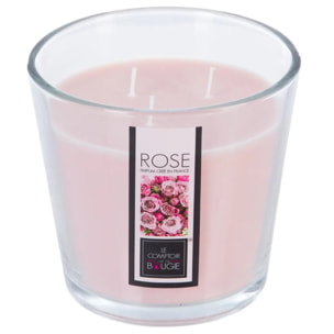 Bougie parfumée - rose - 500g