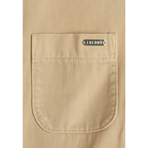 Gilet doppio petto da donna in gabardine