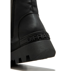 Botas Militares Corte Bajo All Track Full Negro D.Franklin