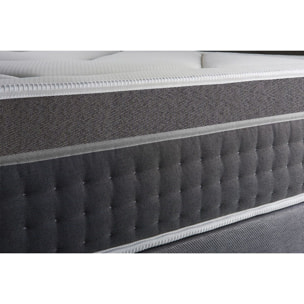 Matelas Trente - 30cm - Ressorts ensachés et mémoire de forme - Confort d'exception - Soutien sur mesure