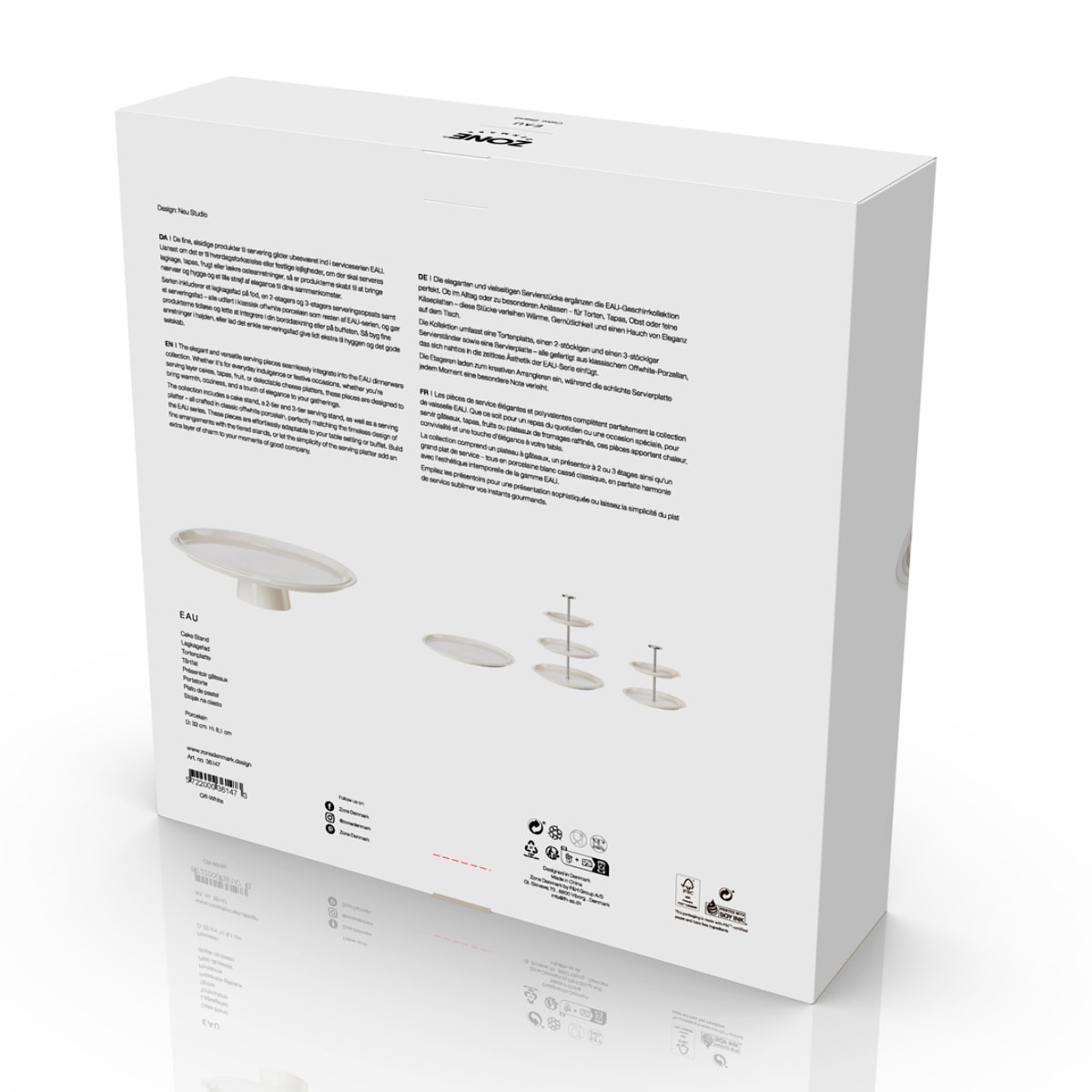 Présentoir gâteaux Eau