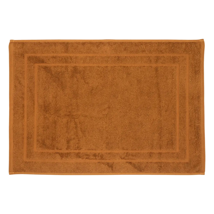 Tapis de bain "Praia" 50x70cm marron canelle