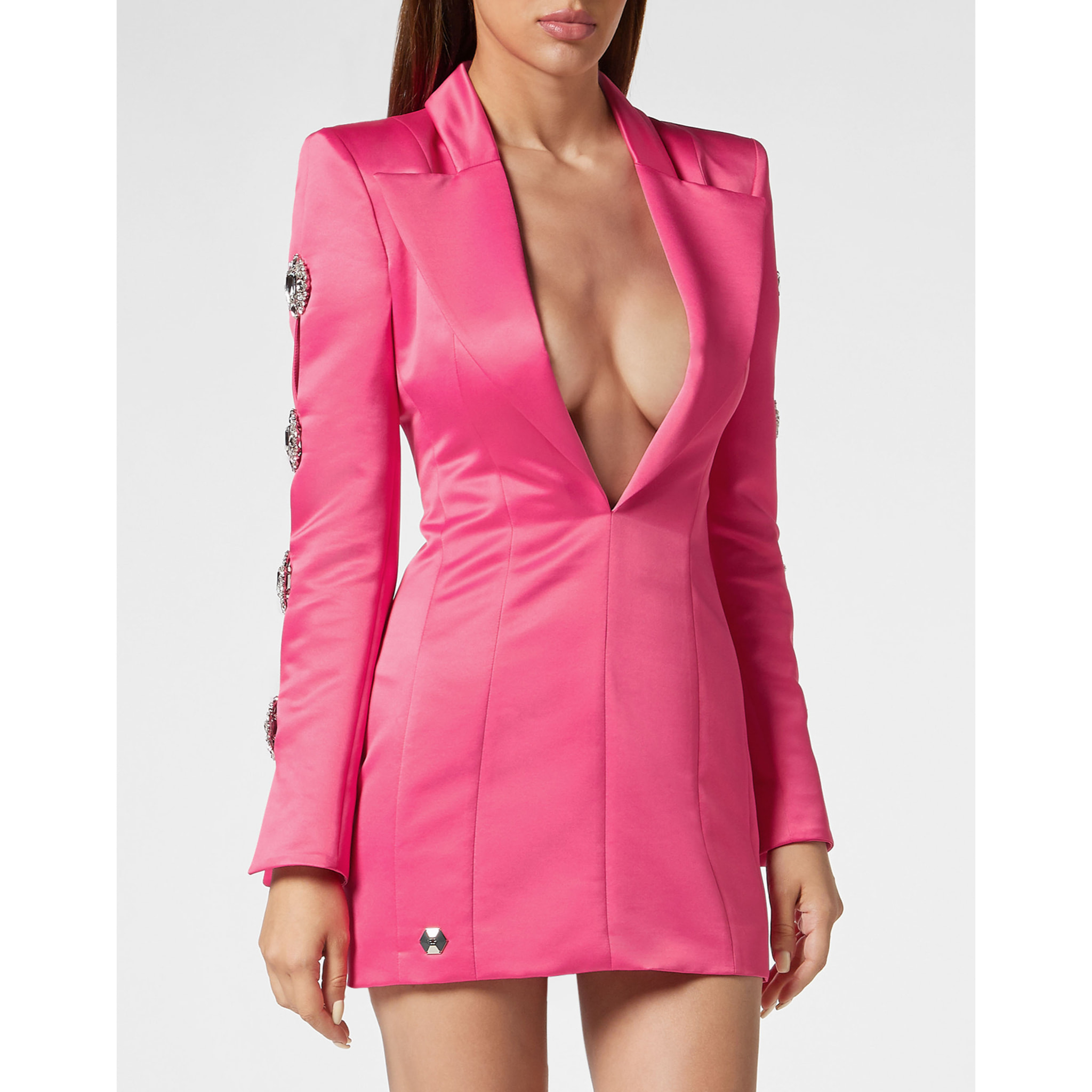 PHILIPP PLEIN Short Dress BROOCHES