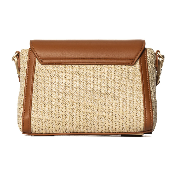 Borsa a tracolla da donna - Modello Eridana Nova - 100% poliuretano - 20.5 x 18.0 x 7.0 cm