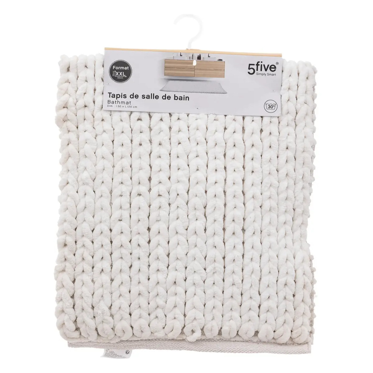 Tapis 120x50cm blanc