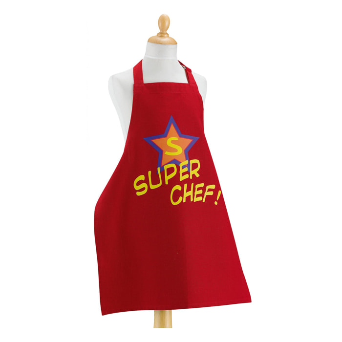 Tablier de cuisine enfant Super Chef recyclé