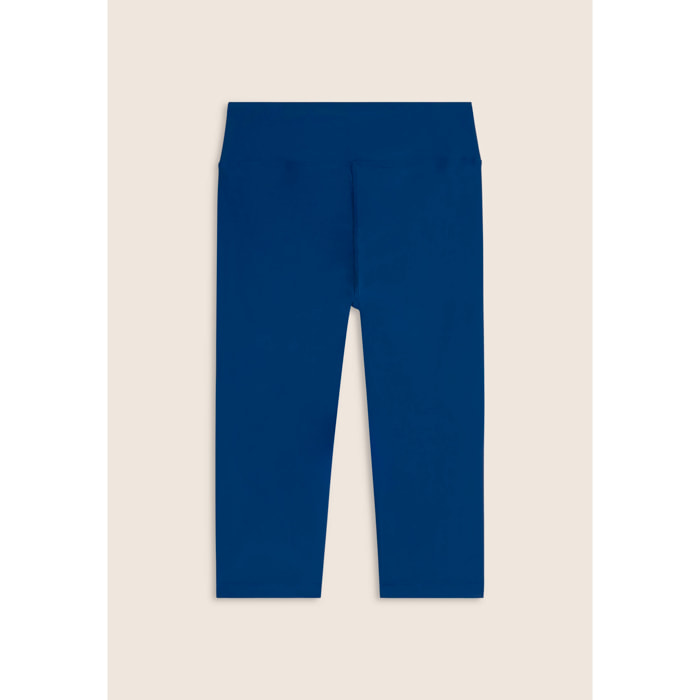 Leggings corsaro vita alta in tessuto tecnico elasticizzato