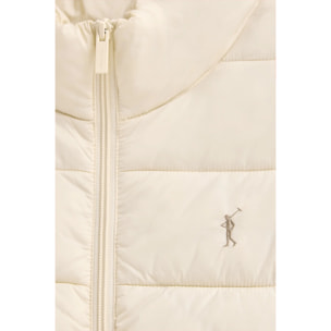 Chaqueta Salma Embroidery color crudo con logo Rigby Go