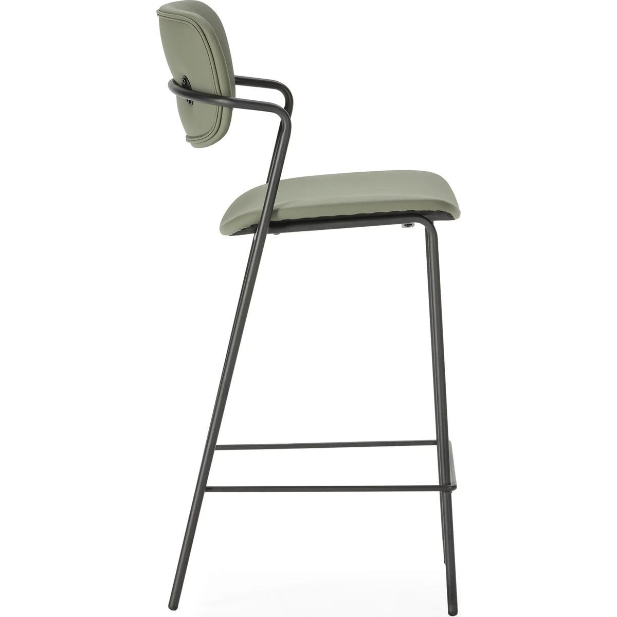 Lot de 2 tabourets en simili - SKANDI