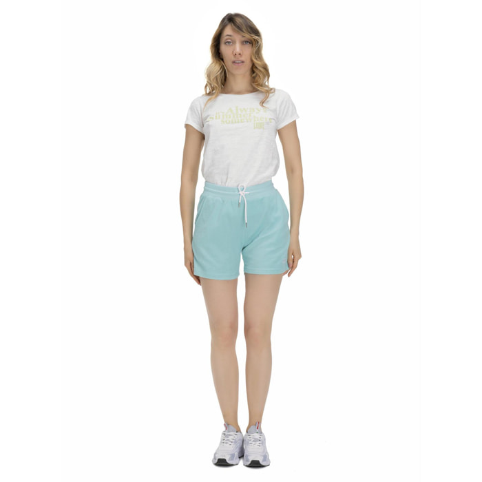Pantalón corto de rizo de mujer Silence Work