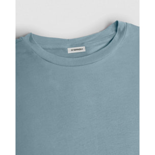 Pigiama lungo in viscosa azzurro Acqua