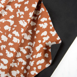 Rideau thermique et phonique obscurcissant jacquard face polaire - Terracotta