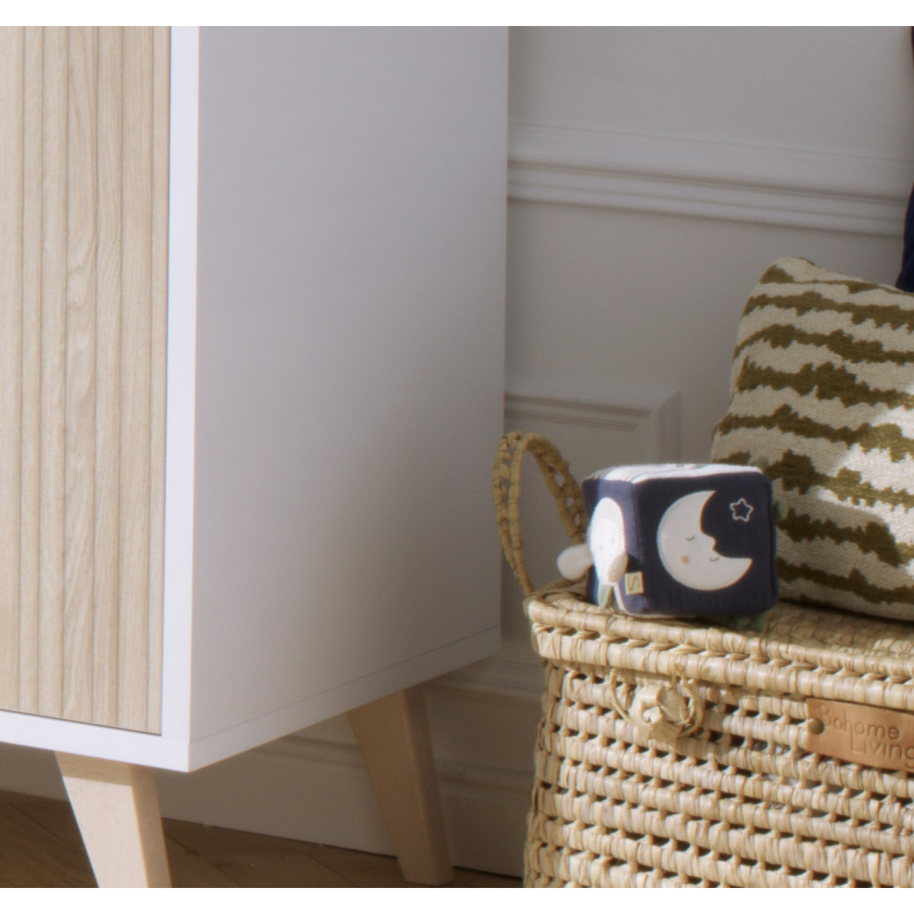 Cube d'activités bébé en coton bio