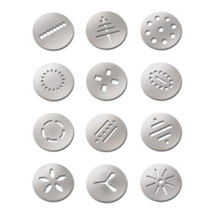 Presse-biscuit et 12 disques de motifs Dr.Oetker Baker Edition
