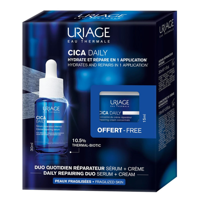 Cica Daily - Coffret Sérum 30ml + Concentré crème 15ml