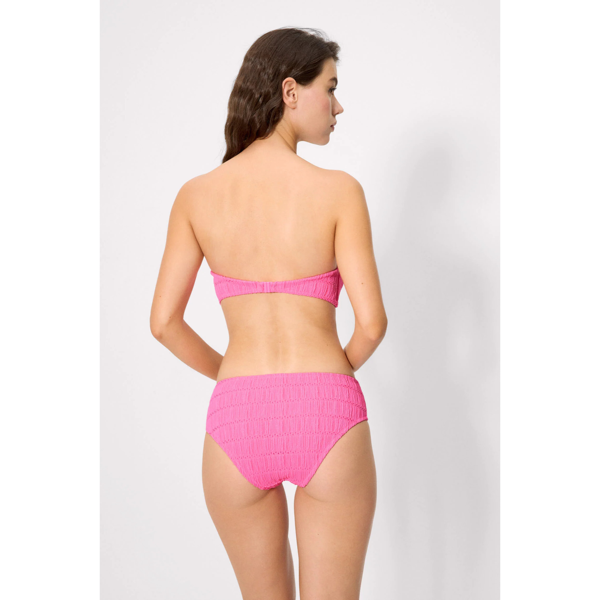 Slip bikini midi Rosa