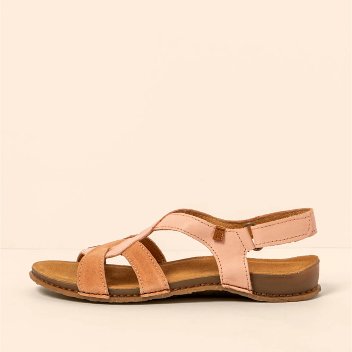 Sandalias N5819 SOFT NAPPA-SILK SALMON /PANGLAO color Salmon