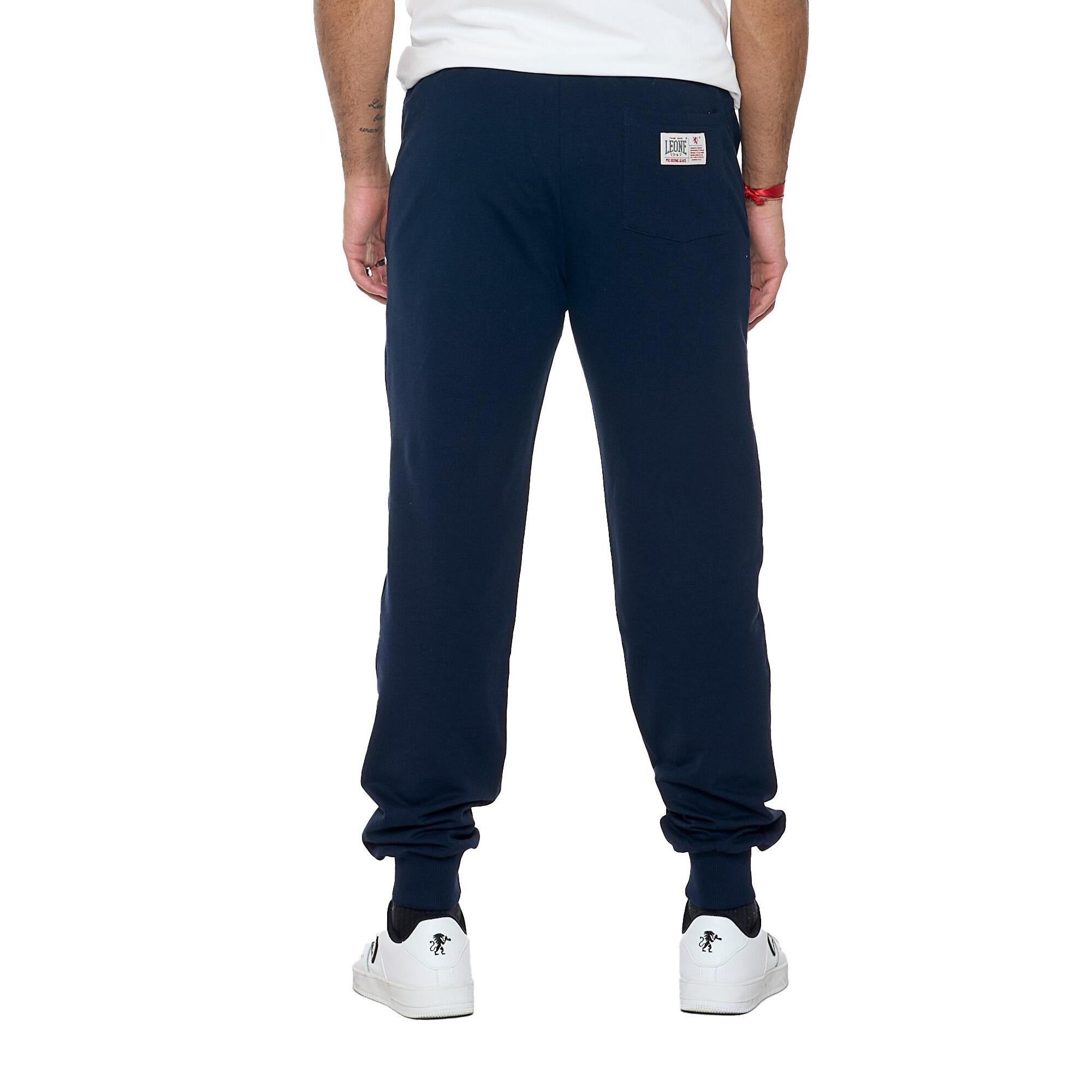 Pantalone sportivo invernale da uomo con polsino e logo grande 'Basic'