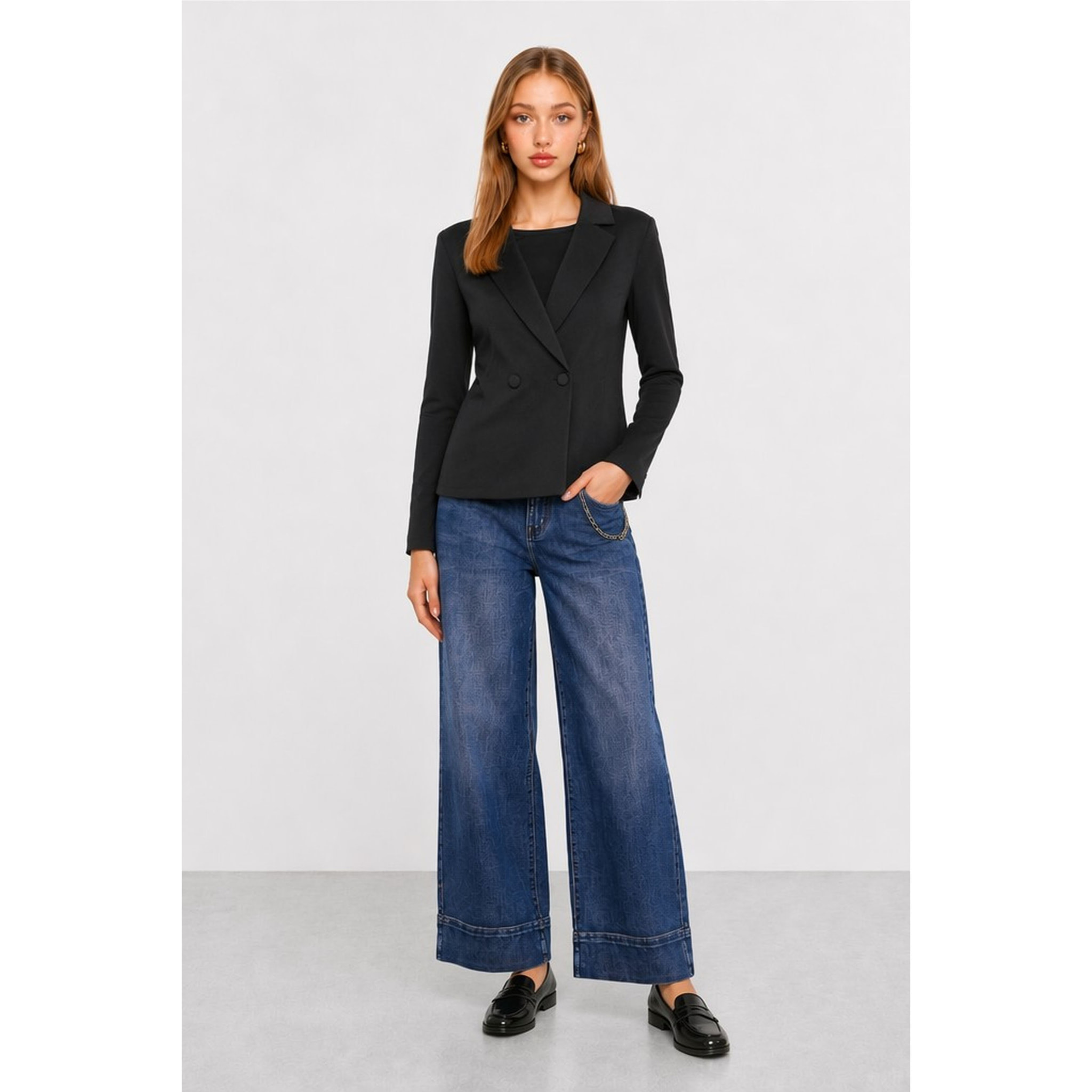 Kocca - Cardigan da donna doppiopetto in viscosa Donna