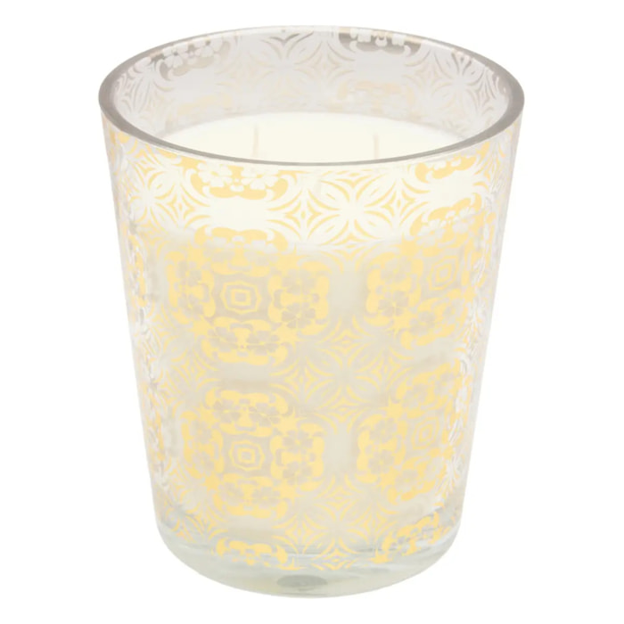 Bougie parfumée Ilan épice 820g dorée