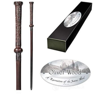 Harry Potter Bacchetta Oliver Wood Edizione Character Noble Collection