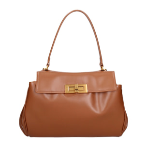 Borsa a mano da donna Made in Italy - Modello Padova - 100% pelle - 28.0 x 19.0 x 8.0 cm