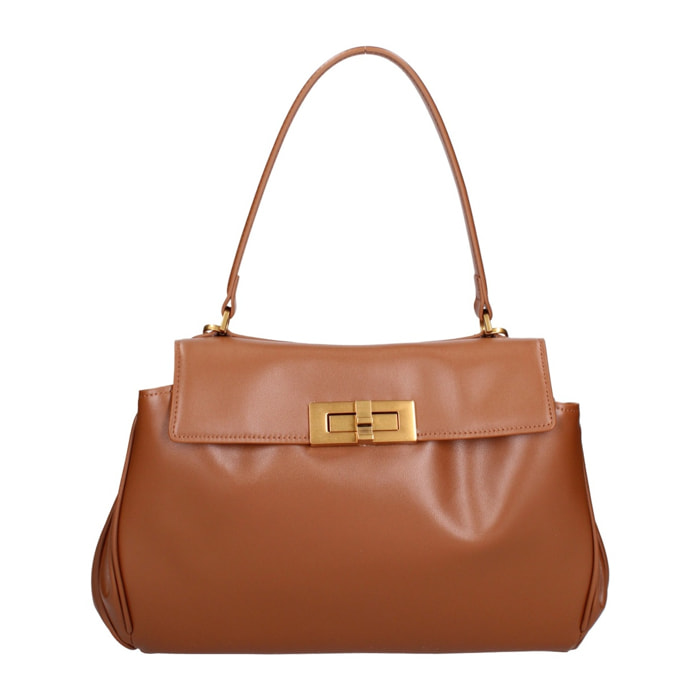 Borsa a mano da donna Made in Italy - Modello Padova - 100% pelle - 28.0 x 19.0 x 8.0 cm