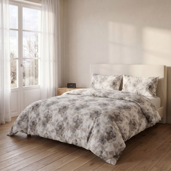 Set copripiumino in cotone con sacco e federa, morbido e traspirante, leggero e resistente 118 g/m², ideale per uso quotidiano, certificato OEKO-TEX, facile da lavare, comfort naturale e praticità per la biancheria da letto