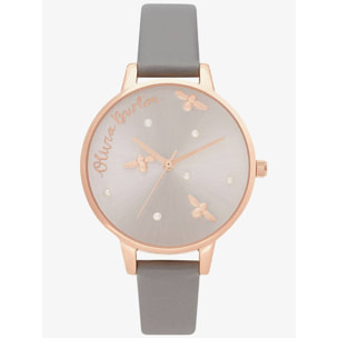 Reloj Olivia Burton OB16PQ03 Mujer Analogico Cuarzo con Correa de Piel sintetica