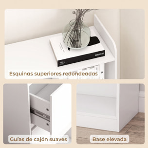 Estantería para Libros Alta y Estrecha, Librería de 6 Niveles con Panel Perforado, 2 Cajones, 8 Compartimentos Abiertos, Armario para Salón, Estudio, Oficina, 120x30x200 cm, Blanco