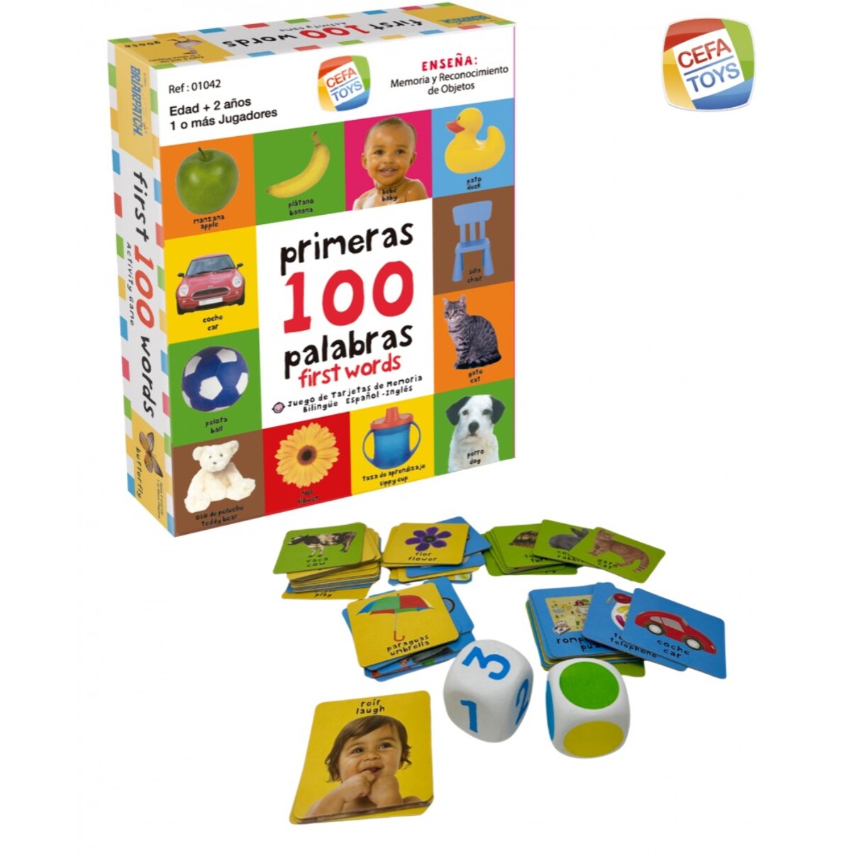Juego de Actividad Bilingüe Español-Inglés, Mis primeras 100 palabras