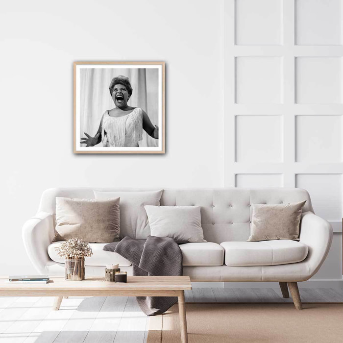 Affiche portrait Bertice Reading Affiche sous cadre bois