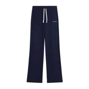 Pantaloni Sportivi Wide Leg con Lunghezza Full