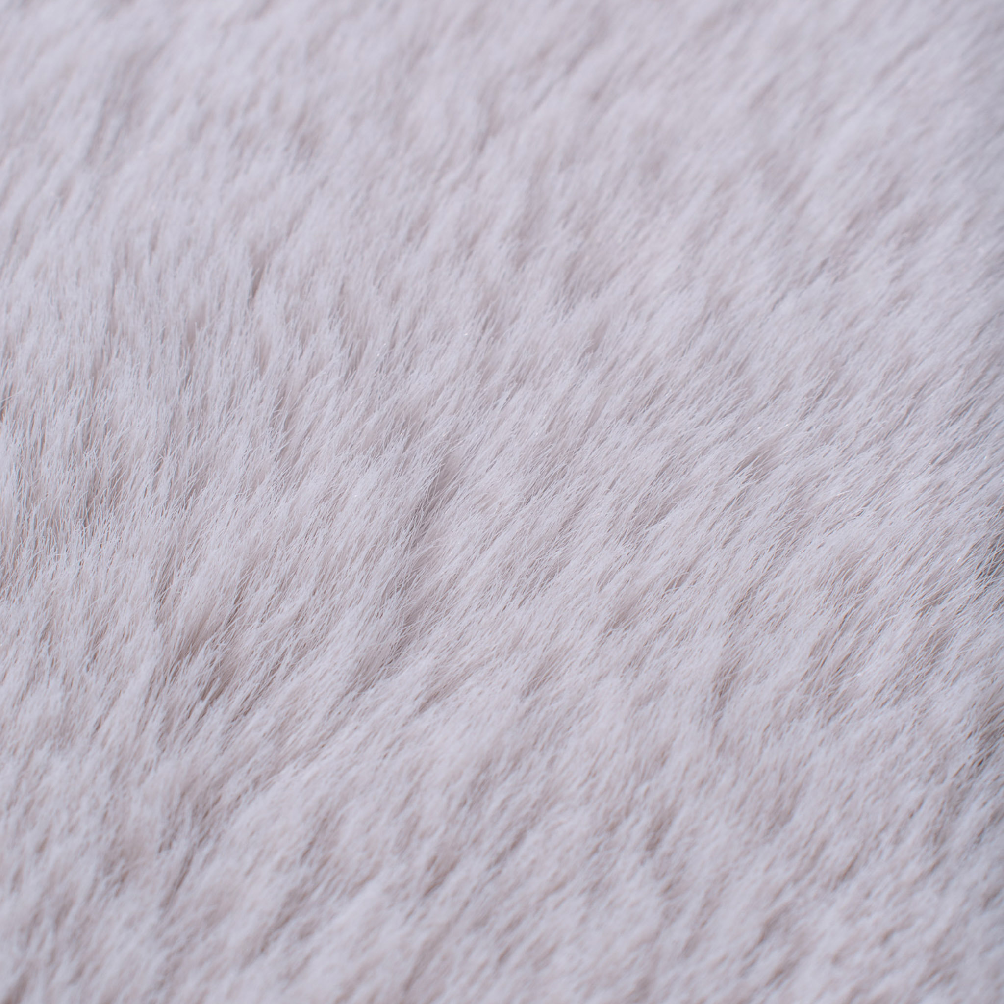 AVA - Tapis doux à poils longs lavable en machine - Gris