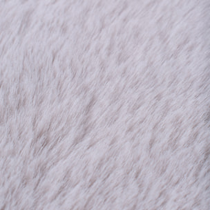 AVA - Tapis doux à poils longs lavable en machine - Gris