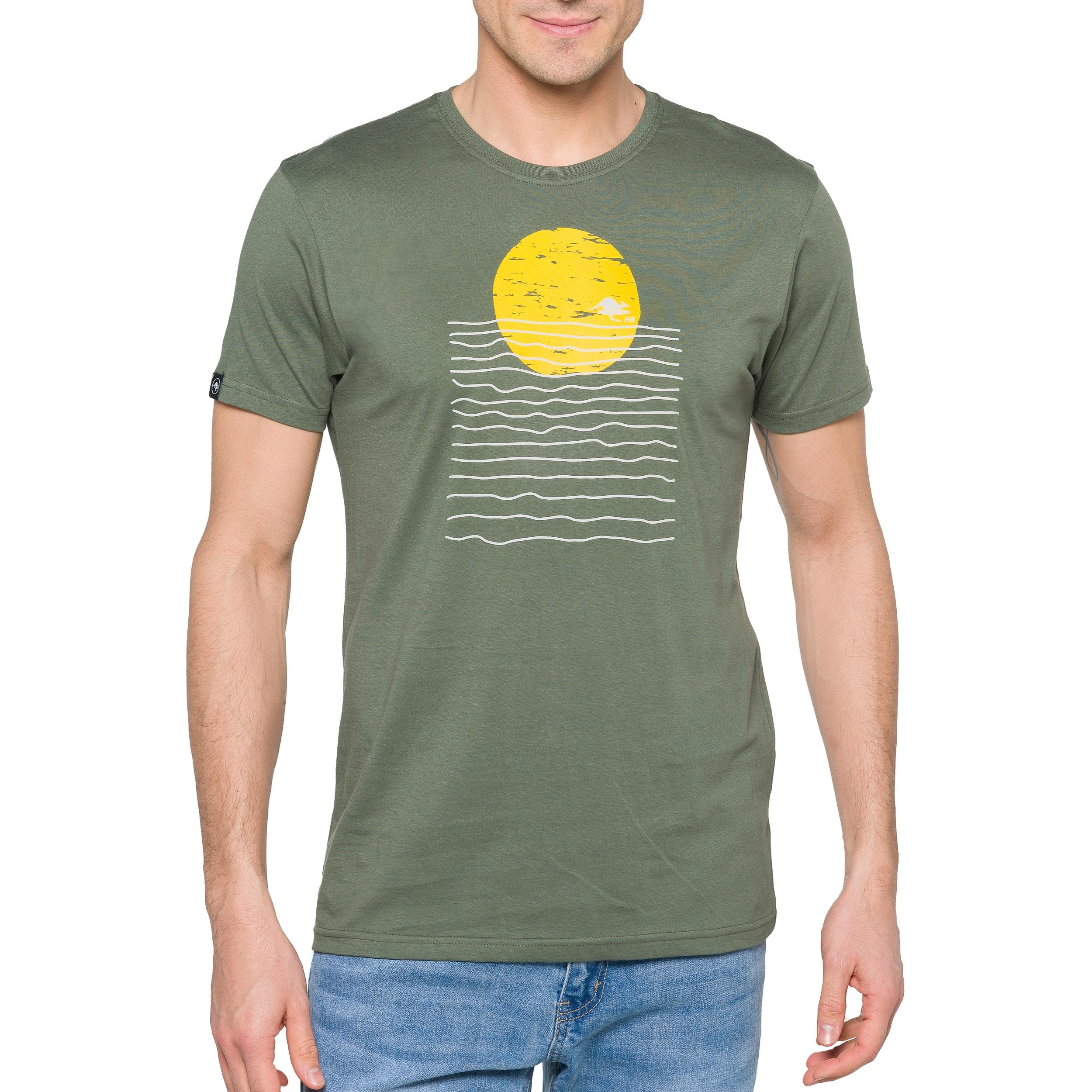 Camiseta de algodón 150 gr Hot Buttered Heatwave Color Verde Militar