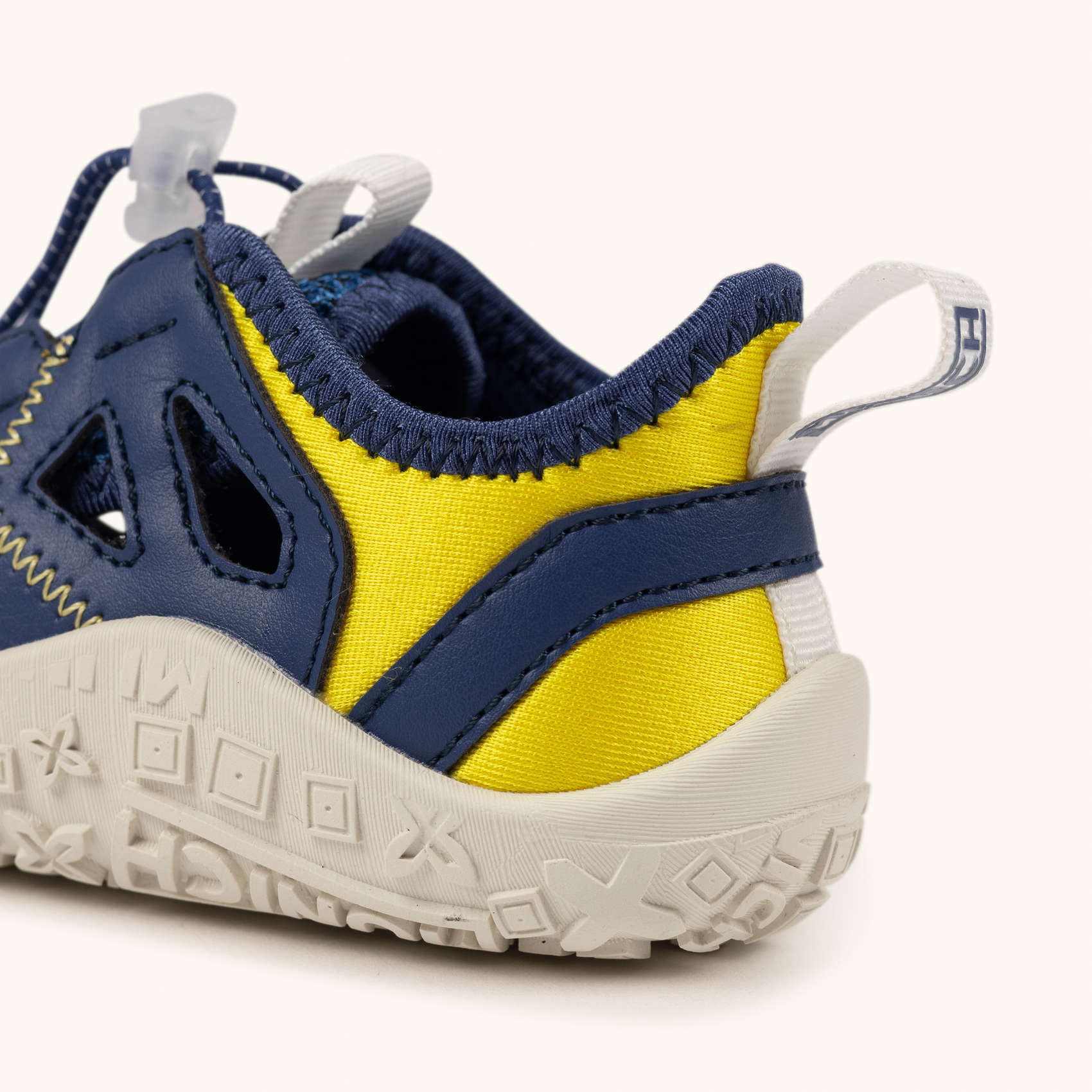 Zapatilla Barefoot Infantil de Verano Azul y Amarilla MUNICH MINI GLOSS 02