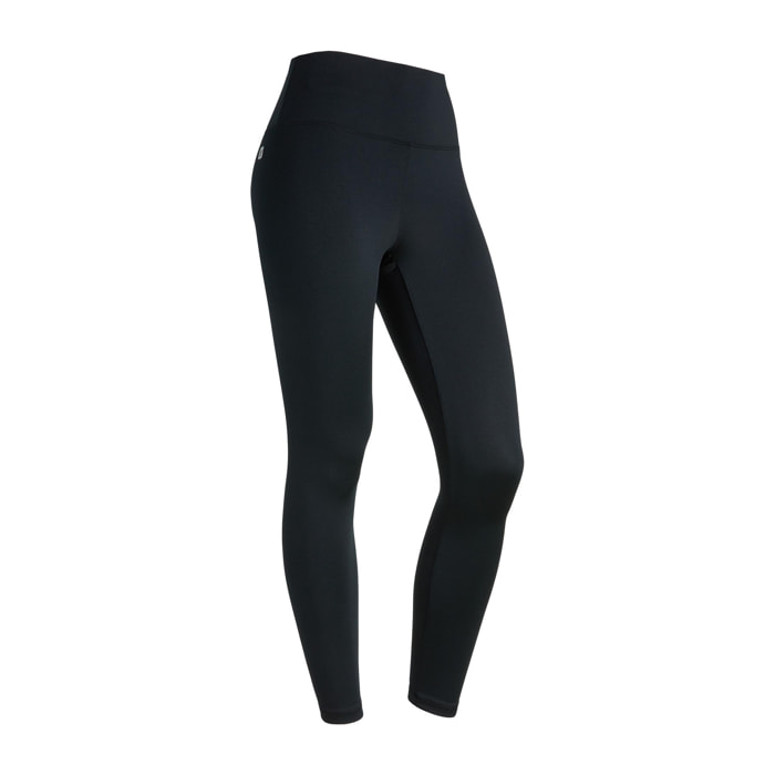 Leggings donna fitness 7/8 vita alta in tessuto tecnico