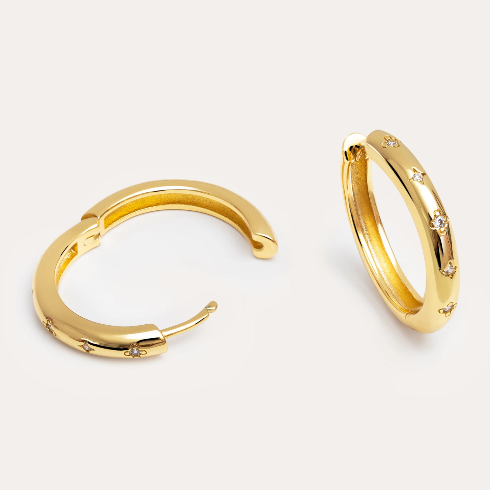 Orecchino Astra L Placcato Oro