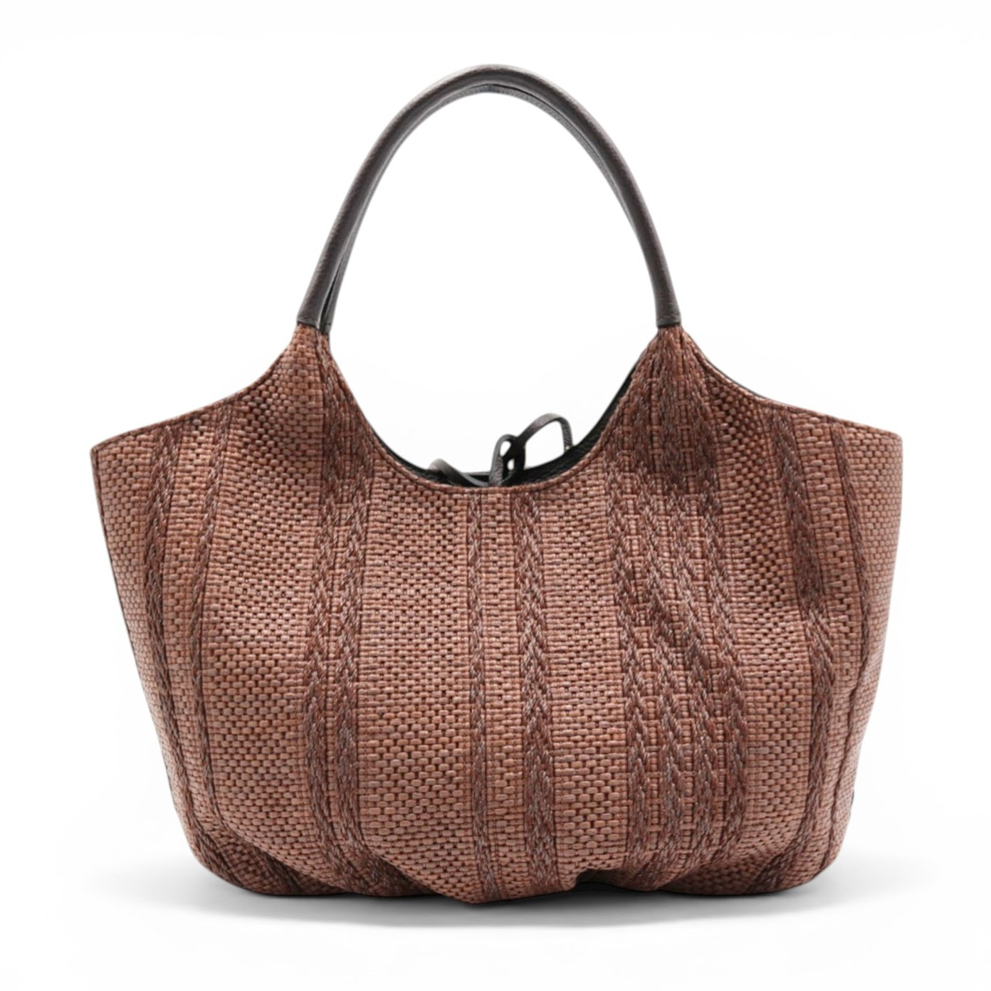 Borsa a spalla Cheval Firenze Zara S/S Testa di Moro (Rafia Scura)