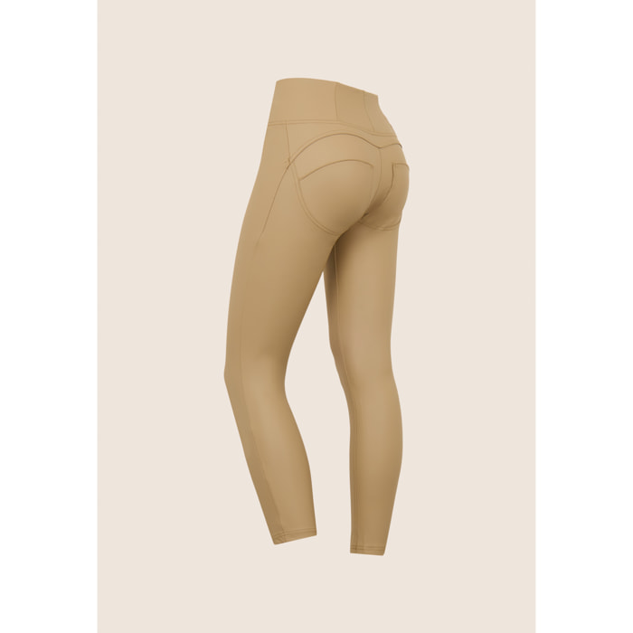Pantaloni push up WR.UP® 7/8 superskinny similpelle ecologica